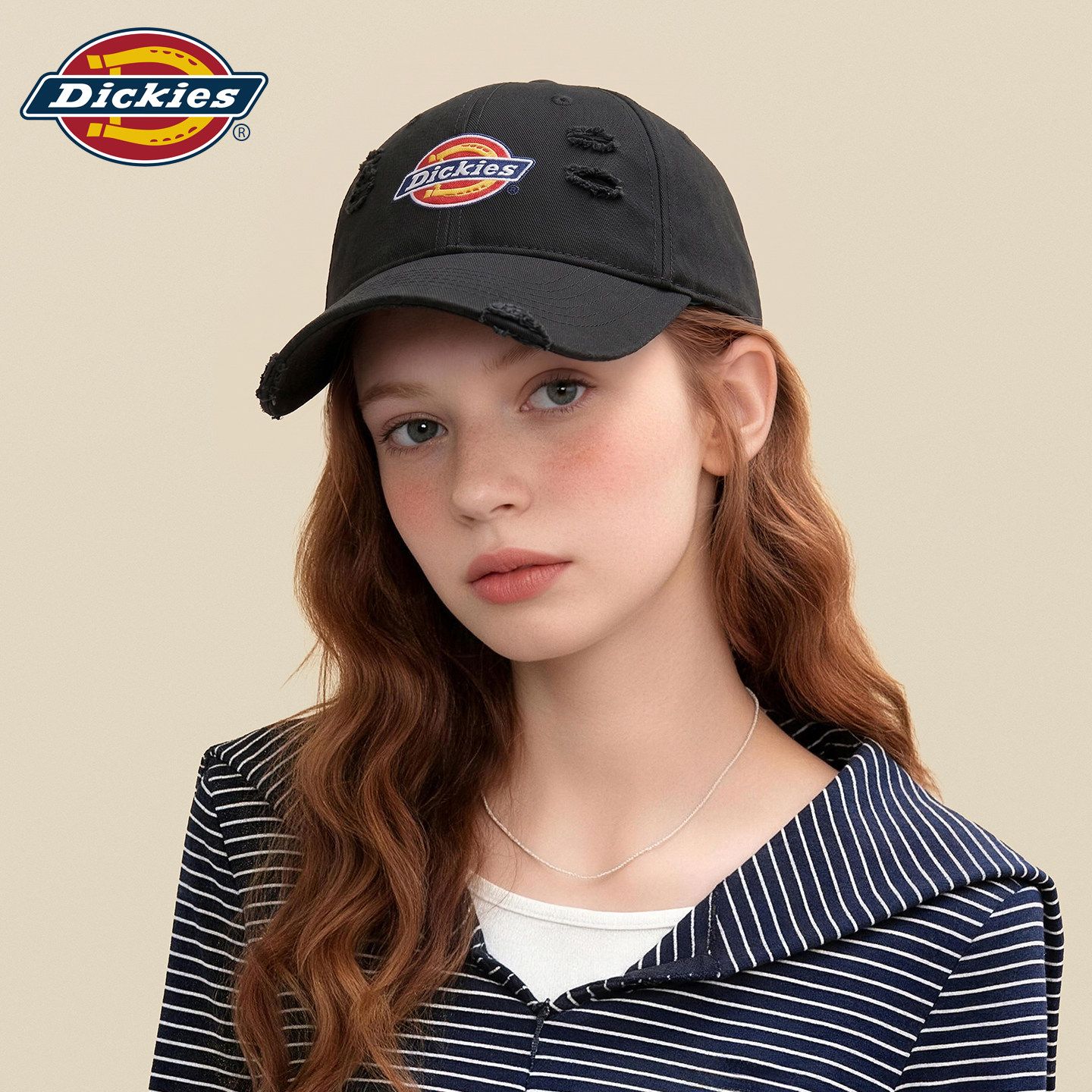 Baseball Cap Structured - Dickies Unisex zacht gestructureerde geborduurde zonbeschermende