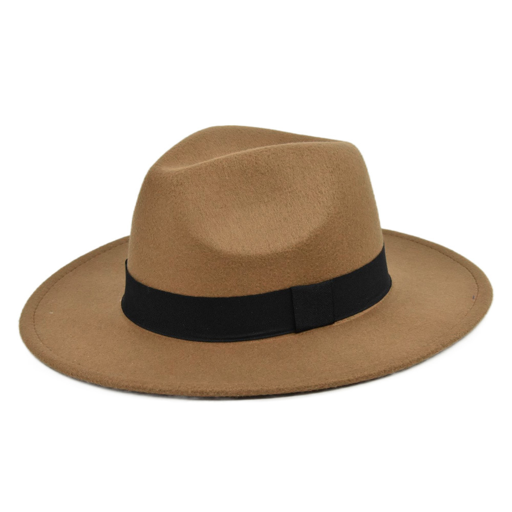 Fedora Hat Wool - Nieuwe vintage fedora heren wollen hoed