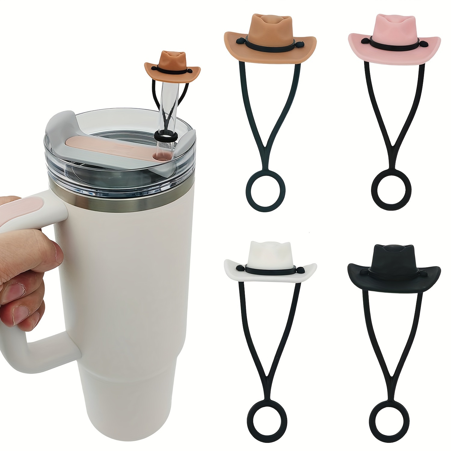 Cowboy Hat Straw - Siliconen Cowboyhoed Strohoezen Caps Compatibel Met