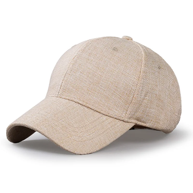 Baseball Cap Structured - Oversized XXL Kunstlinnen Baseballpet voor Mannen