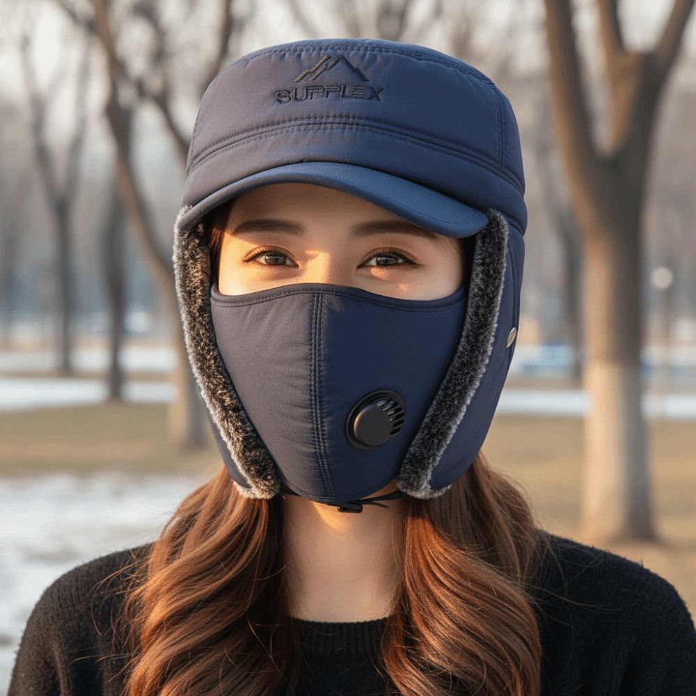 Trapper Hat Ear Flap - Verdikte wintertrappermuts met afneembare fleecevoering, winddichte