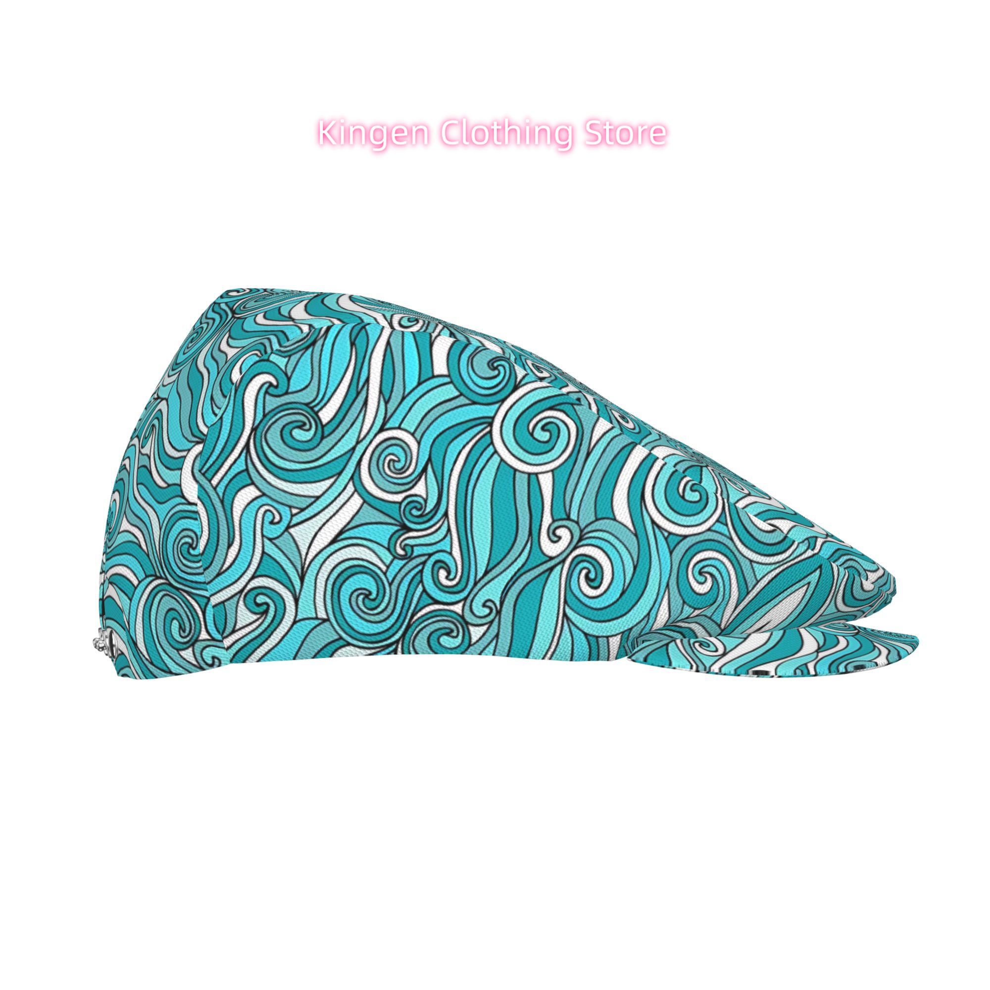 1 stuk Turquoise Blauw & Wit O - Newsboy Cap Ivy recensie en prijs