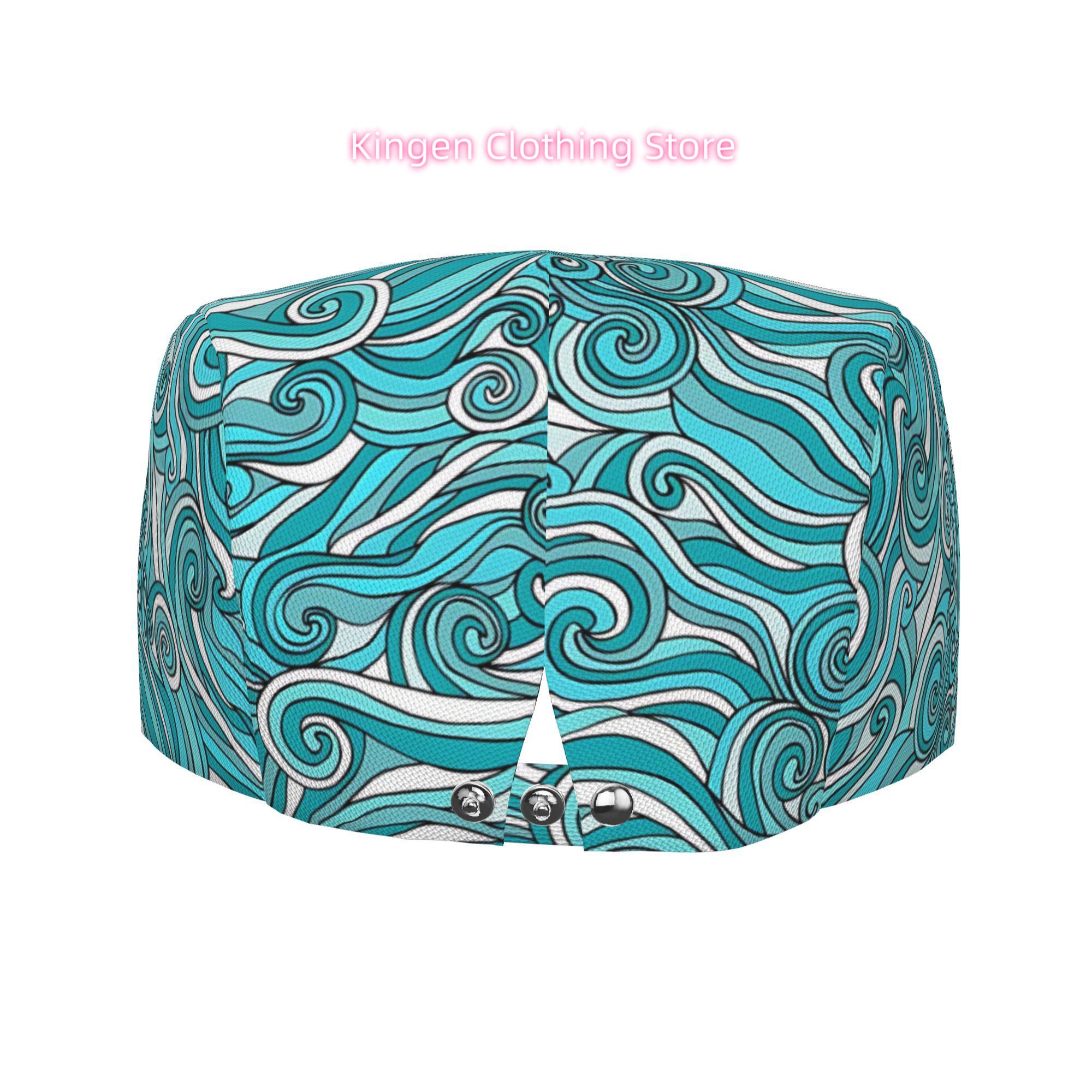 1 stuk Turquoise Blauw & Wit O - Newsboy Cap Ivy recensie en prijs