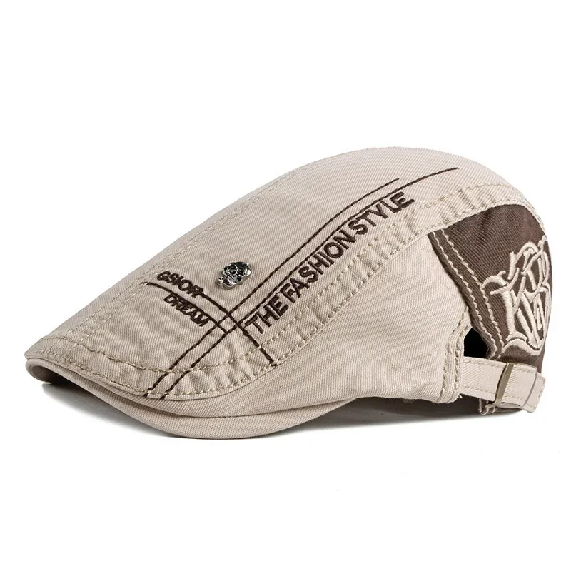 Unisex Schedel Letters Kranten - Newsboy Cap Ivy recensie en prijs