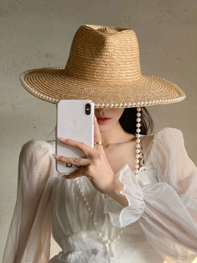 Nieuwe Zomer Mode Parelketting - Cowboy Hat Straw recensie en prijs
