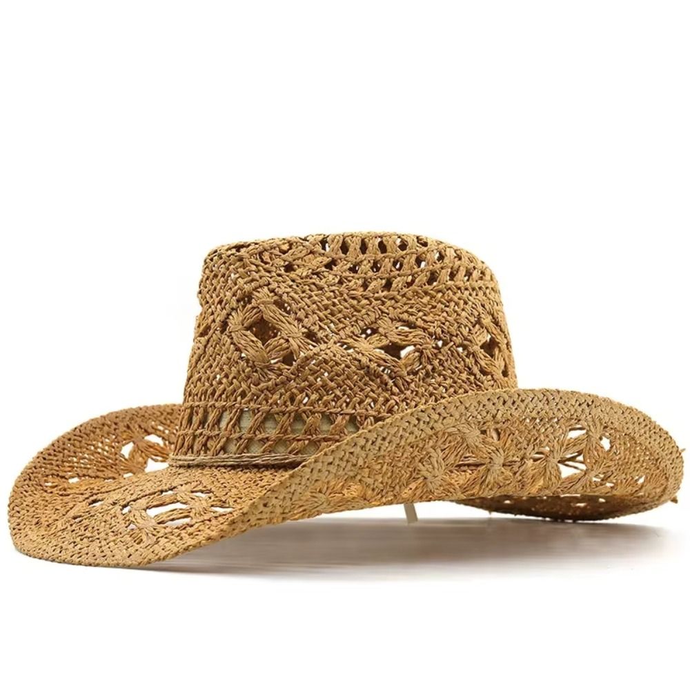 Vintage brede rand holle stroh - Cowboy Hat Straw recensie en prijs