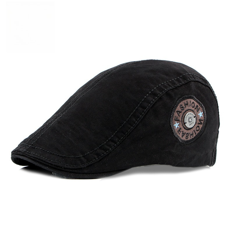 Retro geborduurde patch flatca - Newsboy Cap Ivy recensie en prijs