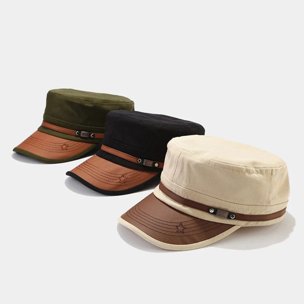 Casual Cadet Hat Man Flat Top  - Snapback Hat Flat recensie en prijs