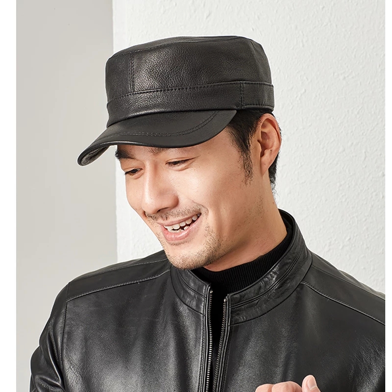 Nieuwe 2026 Mannen Echt Leer B - Baseball Cap Structured recensie en prijs