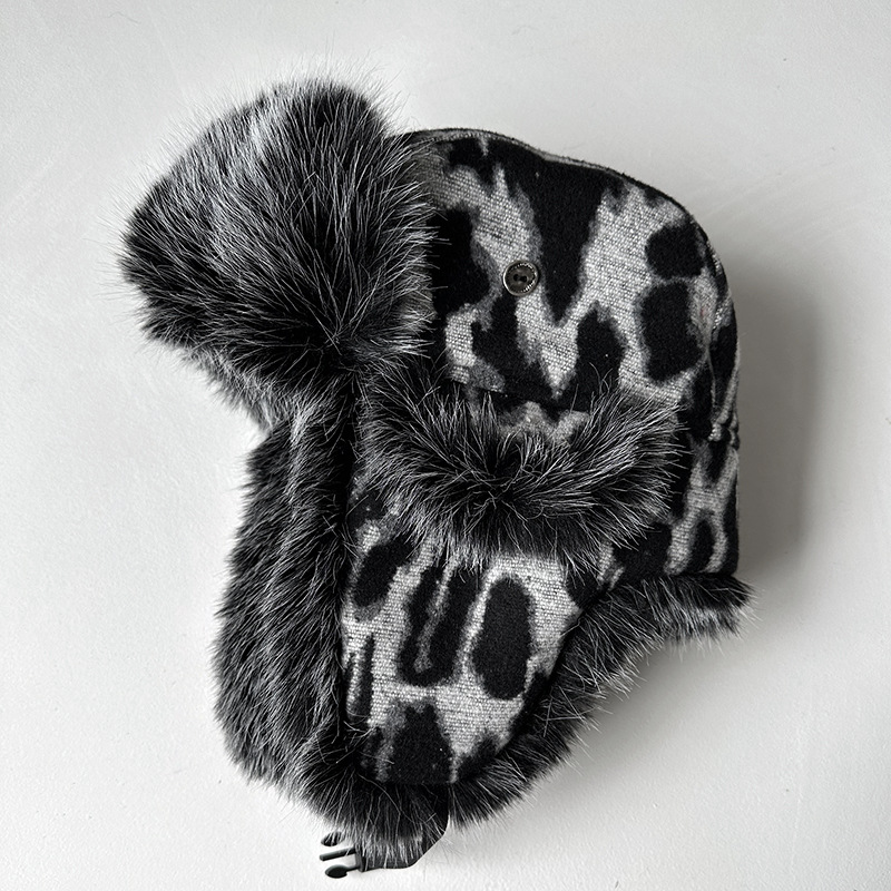 Damesmuts met luipaardprint va - Trapper Hat Ear Flap recensie en prijs